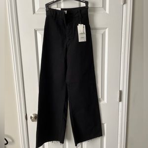 Zara black marine straight pants